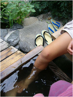 「親子で足湯in野沢温泉」神奈川県 パンダちゃん 様