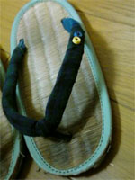 お母さん手作りのバッグとお揃い